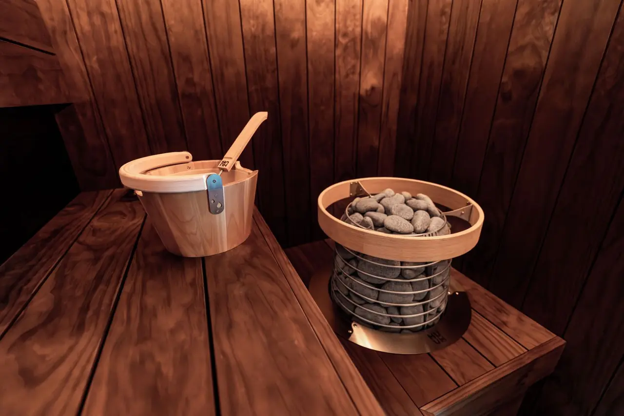 Lesena finska sauna visoke kakovosti